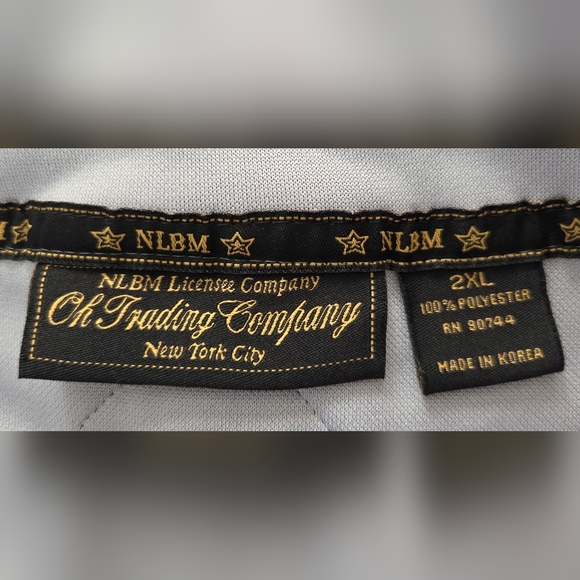 NLBM NEGRO LEAGUE BASEBALL NEW YORK BLACK YANKEES JERSEY. - Picture 3 of 6